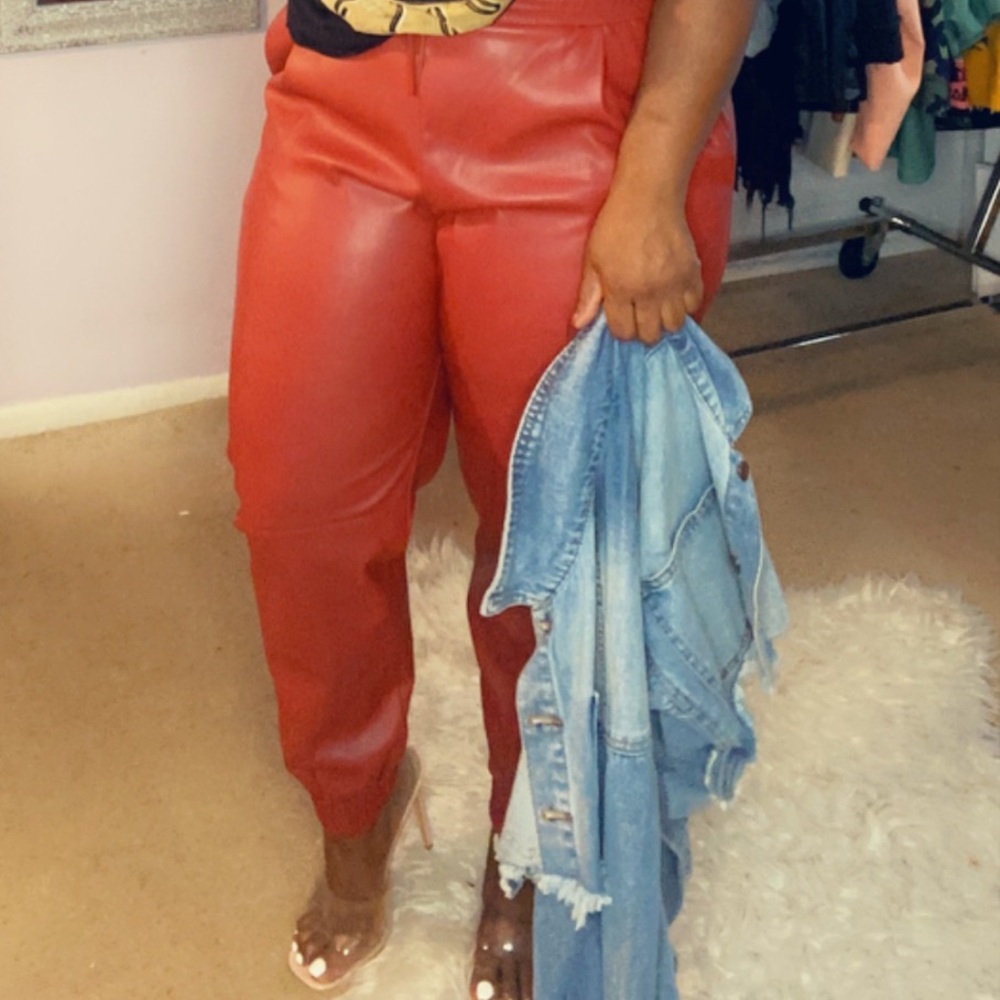 ZARA red hot joggers! NWT, NEVER WORN!!!!!